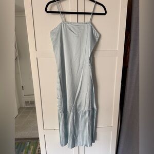 Scott McClintock Light blue slip dress